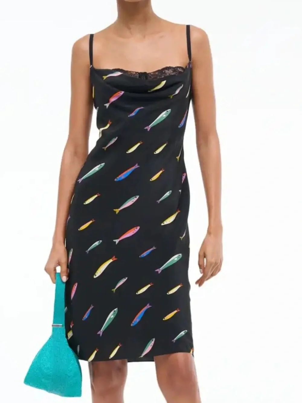 STAUD Sardine Evangeline Silk Dress - Picture 2 of 5